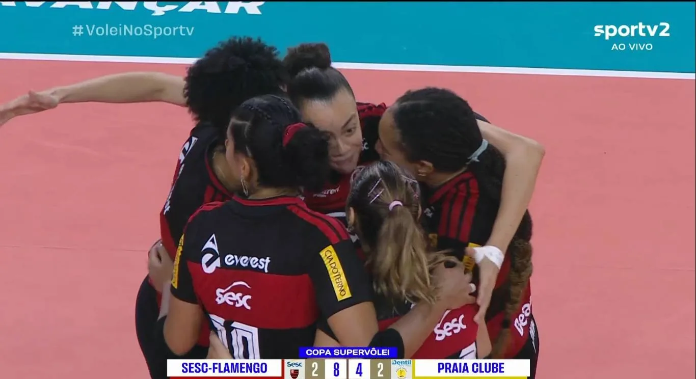 Sesc-Flamengo vence Praia Clube em emocionante final de Copa Super Vôlei