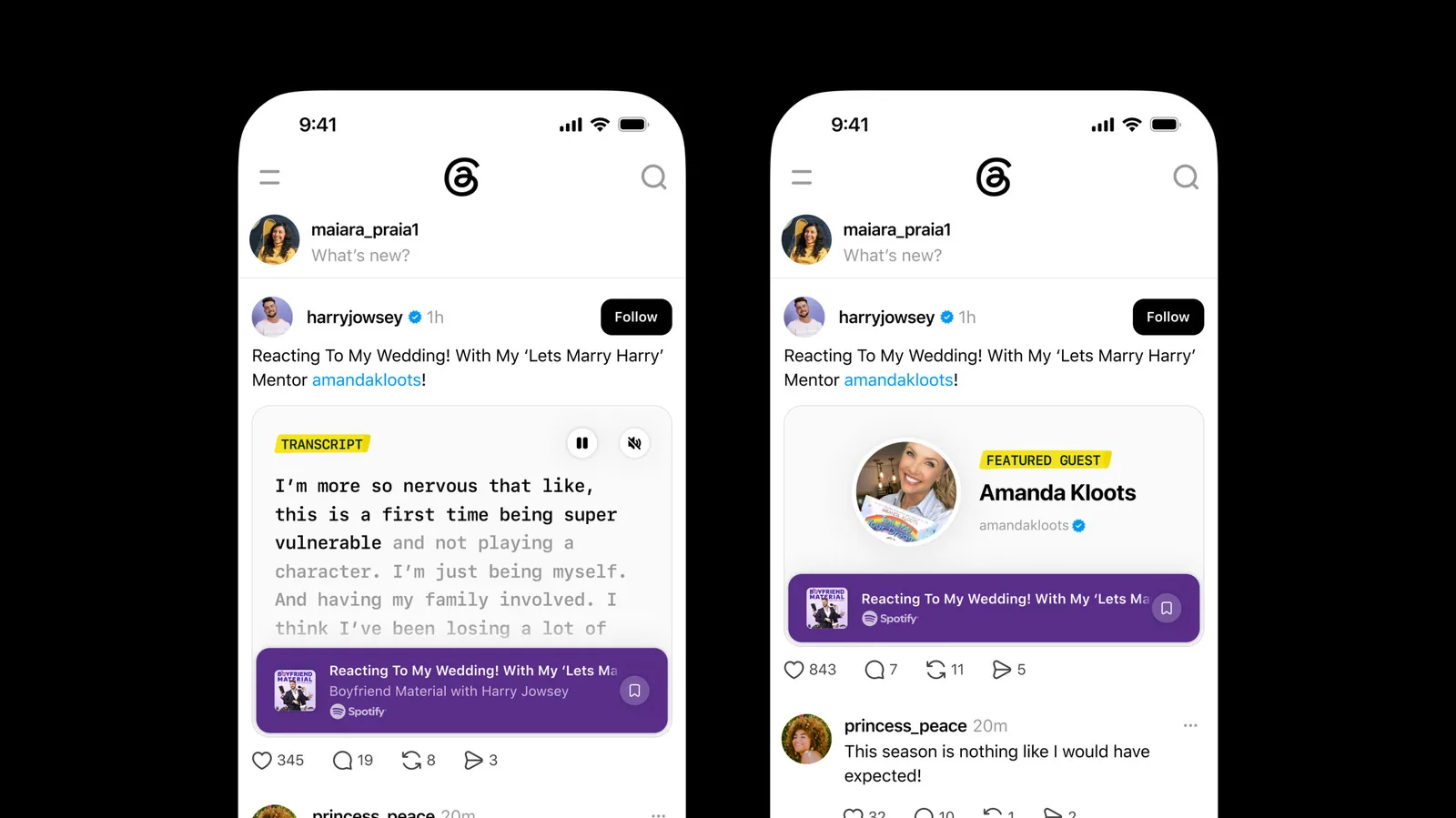 Threads amplia ferramentas para podcasts