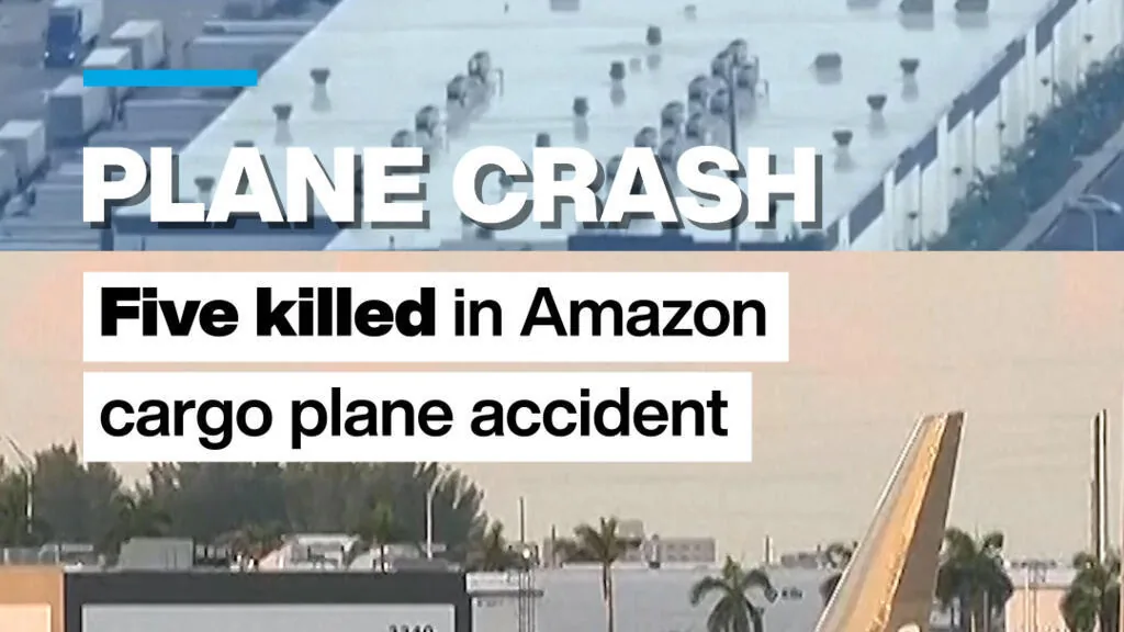 Acidente fatal envolve avião da Amazon em Miami