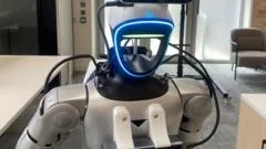Ambiente virtual onde robôs são treinados
