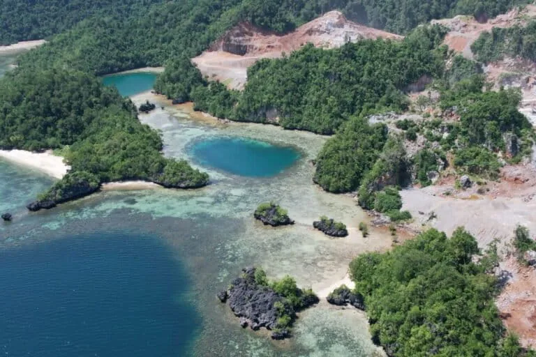 Conservação marinha colide com mineração em baía rica em biodiversidade da Indonésia