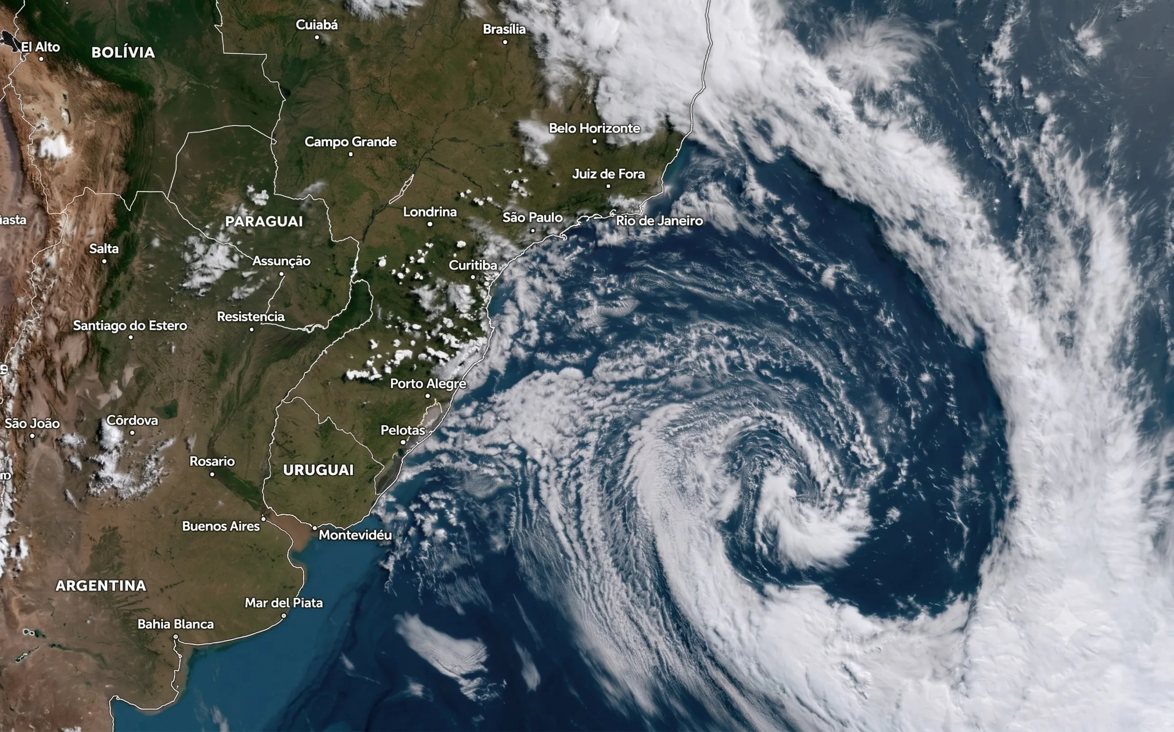 Brasil enfrenta risco de tornados e chuvas volumosas nos próximos dias