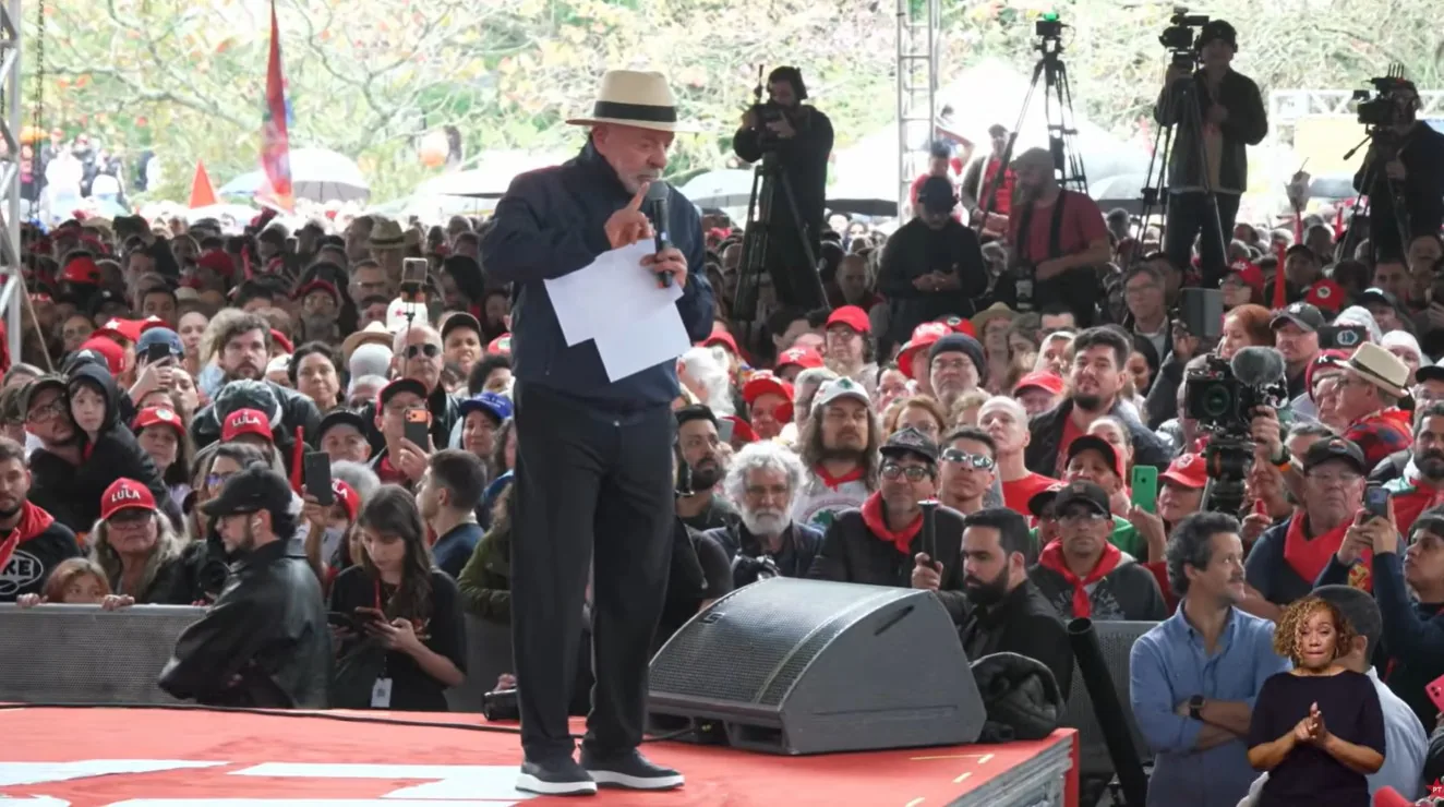 Lula faz campanha em SC, estado onde Bolsonaro teve 69% dos votos em 2022
