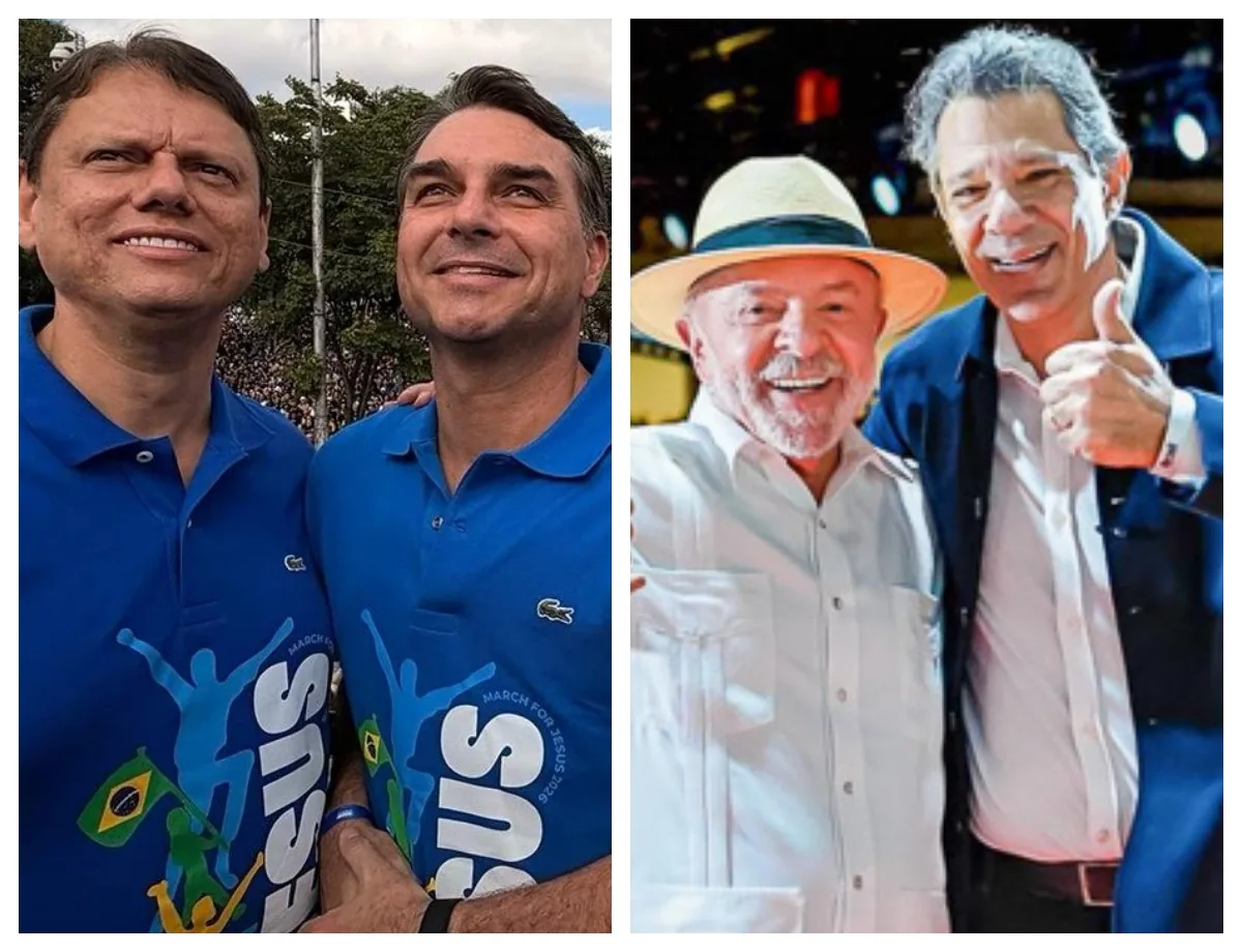 Haddad e Lula encerram campanha na Avenida Paulista; Tarcísio e Flávio Bolsonaro priorizam interior