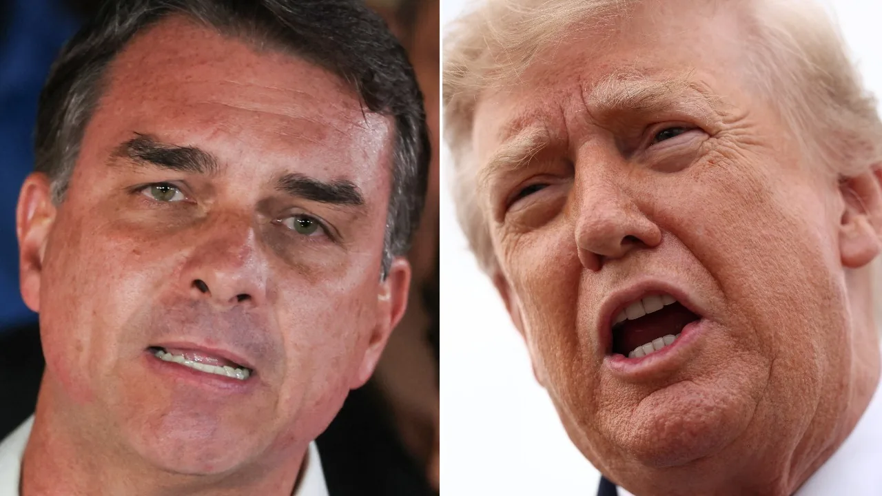 Trump evita apoiar declaração de Flávio Bolsonaro sobre presidência