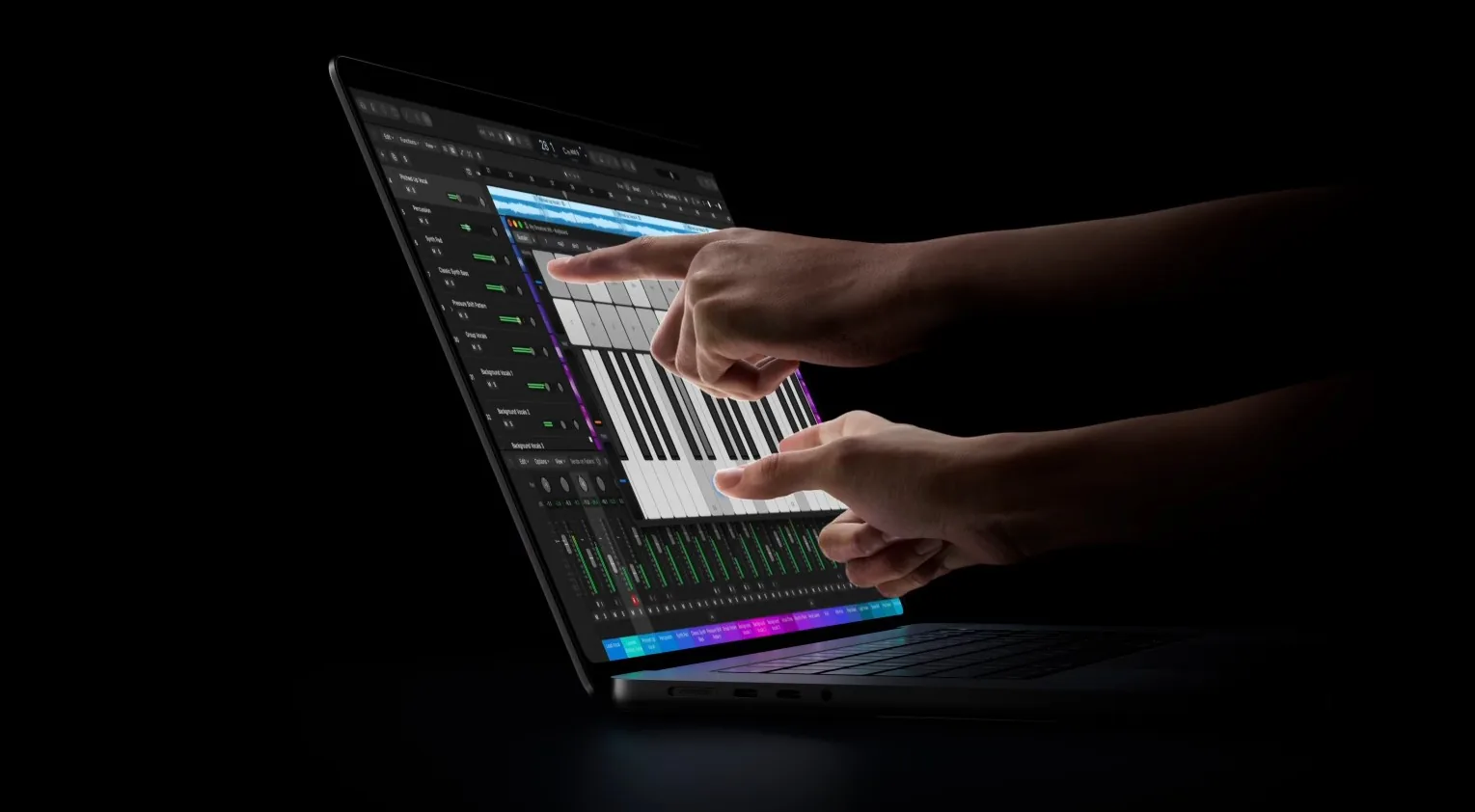 Apple lança seu primeiro notebook com tela sensível ao toque