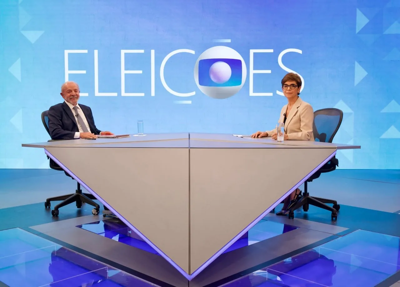 Lula concede entrevista à TV Globo