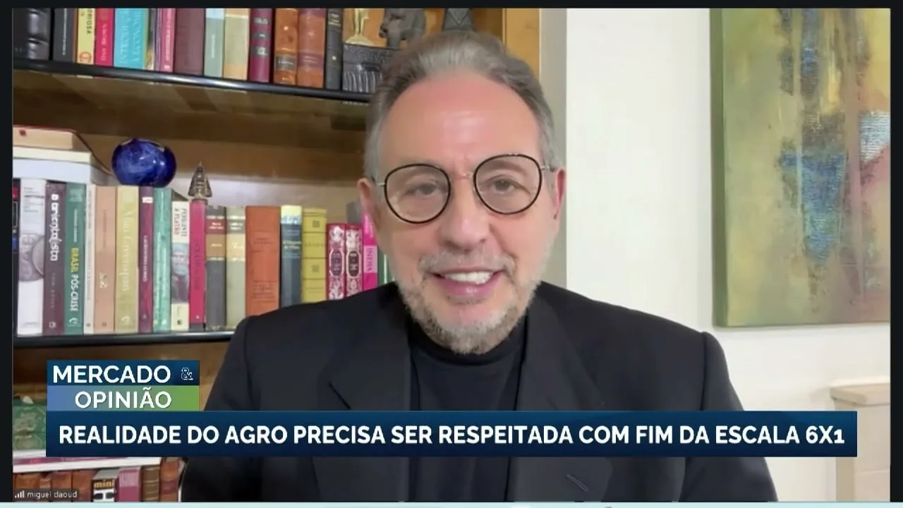 Miguel Daúd discute impacto do fim da escala 6×1 no agro brasileiro