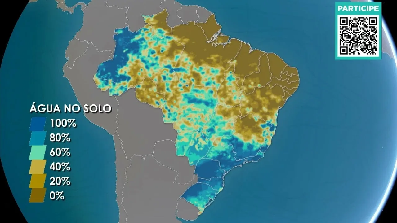 Estiagem persiste no norte do Brasil com temperaturas acima de 33°C
