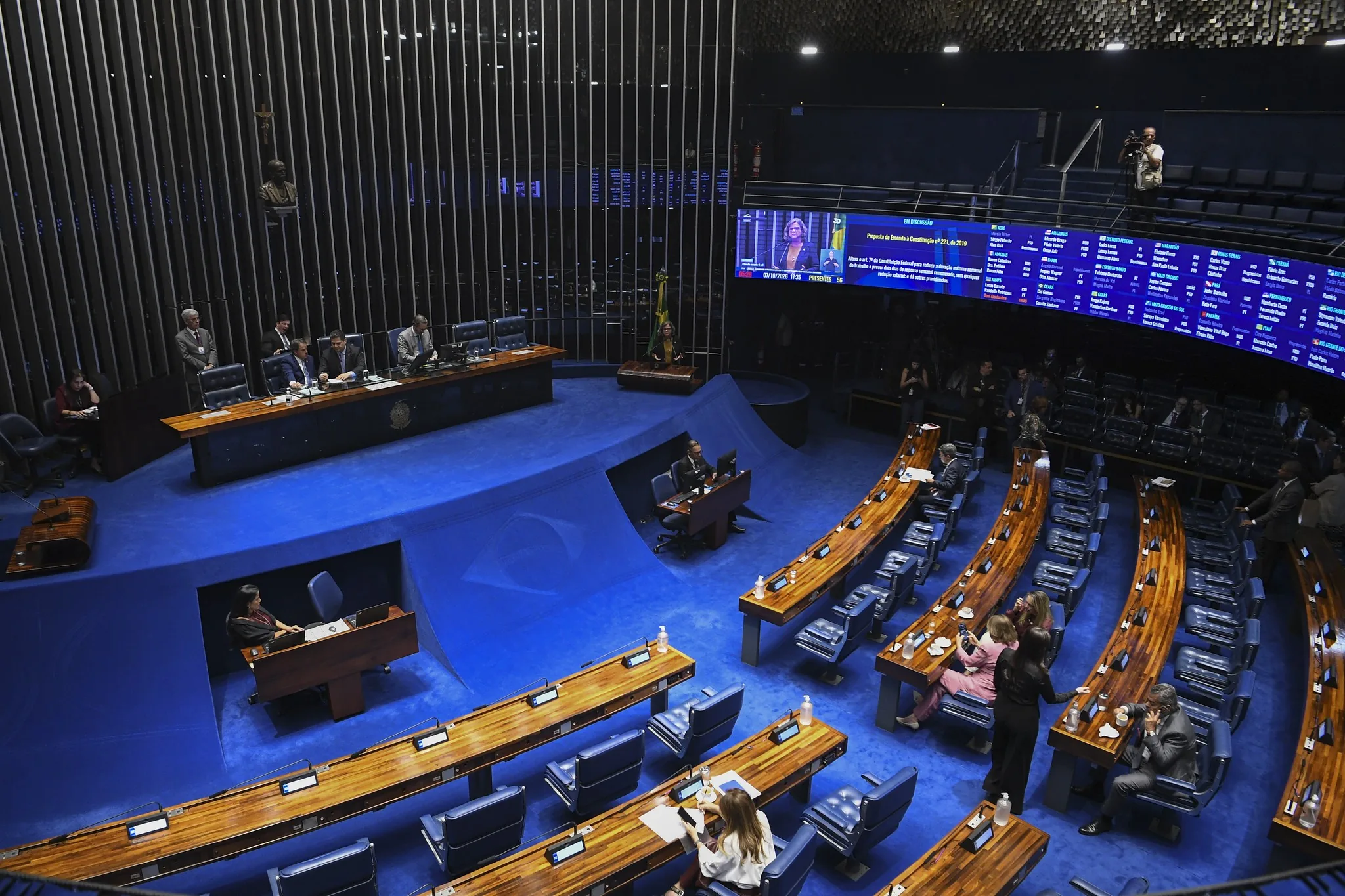 Senado discute PEC que pode acabar com escala 6x1