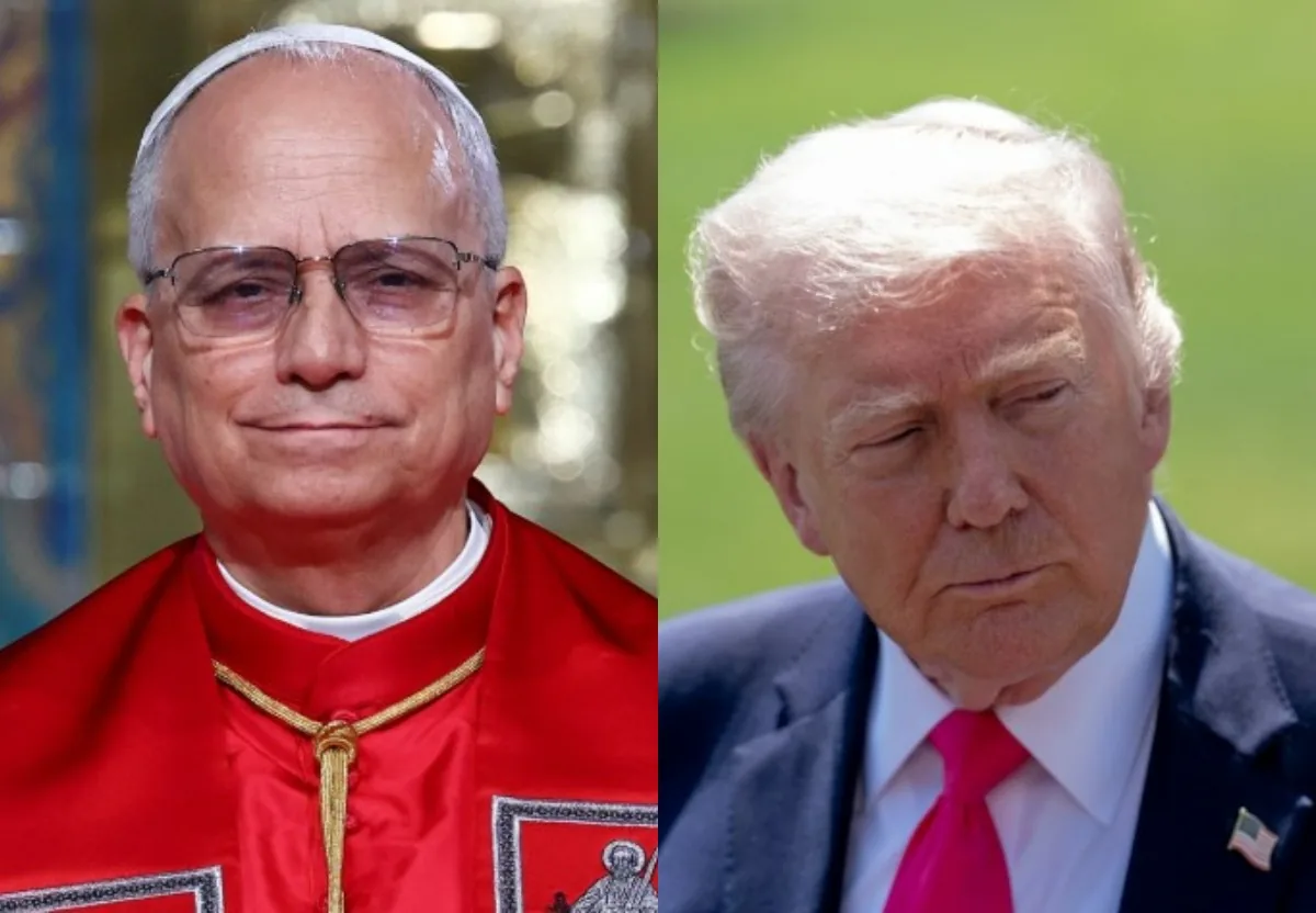 Trump deseja melhoras para Papa Leão XIV, diagnosticado com câncer de pulmão