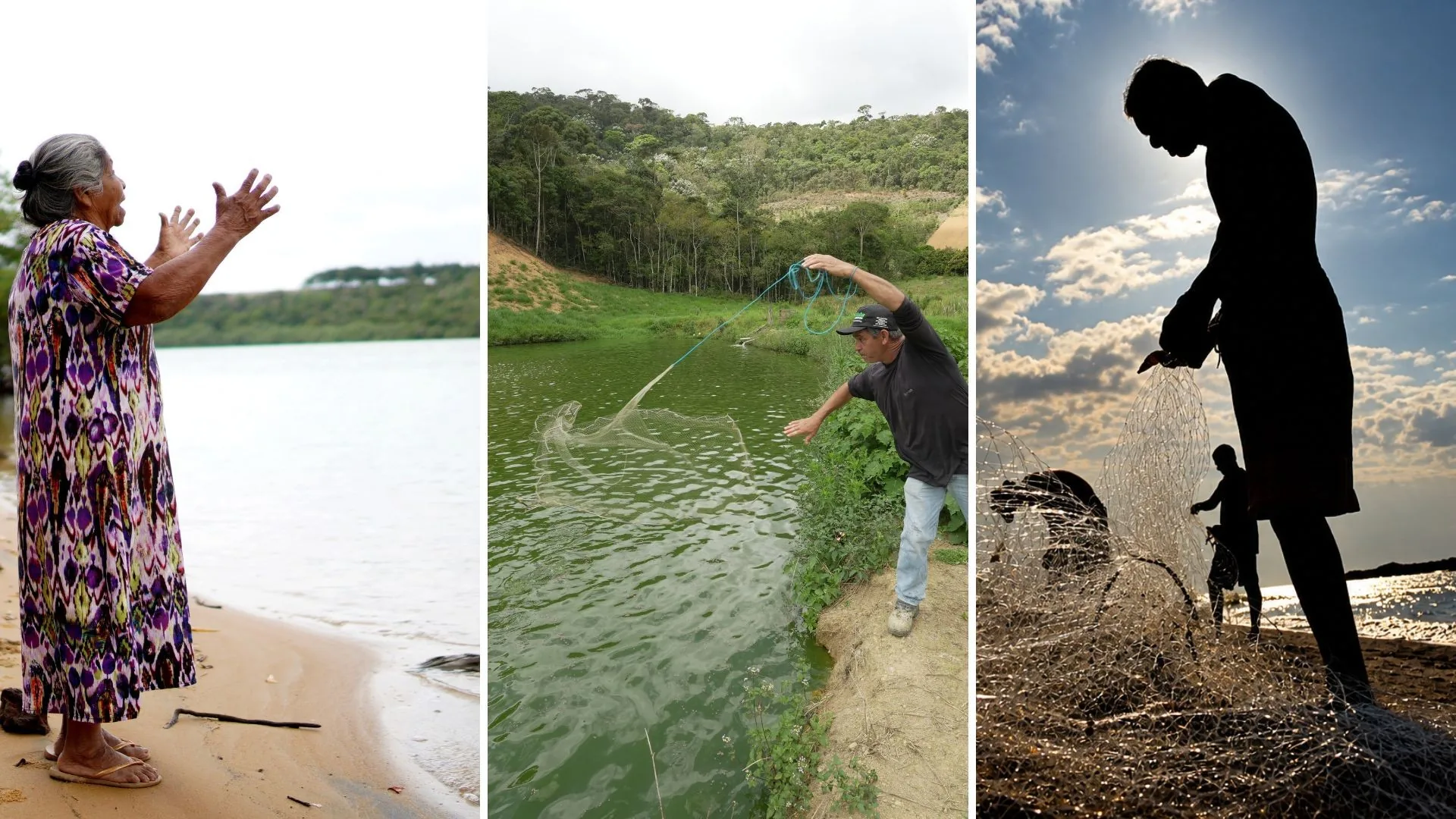 Da oração à rede: tradição do pescado conecta rio, mar e tanques