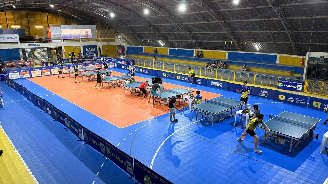 Penúltima etapa do Acreano de Tênis de Mesa começa nesta sexta-feira