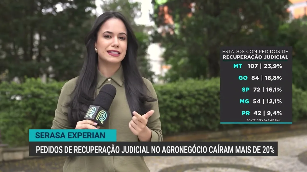 Pedidos de recuperação judicial no agronegócio caem 20% no 2º trimestre