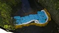 Leak of fuel that affected River Taff stops