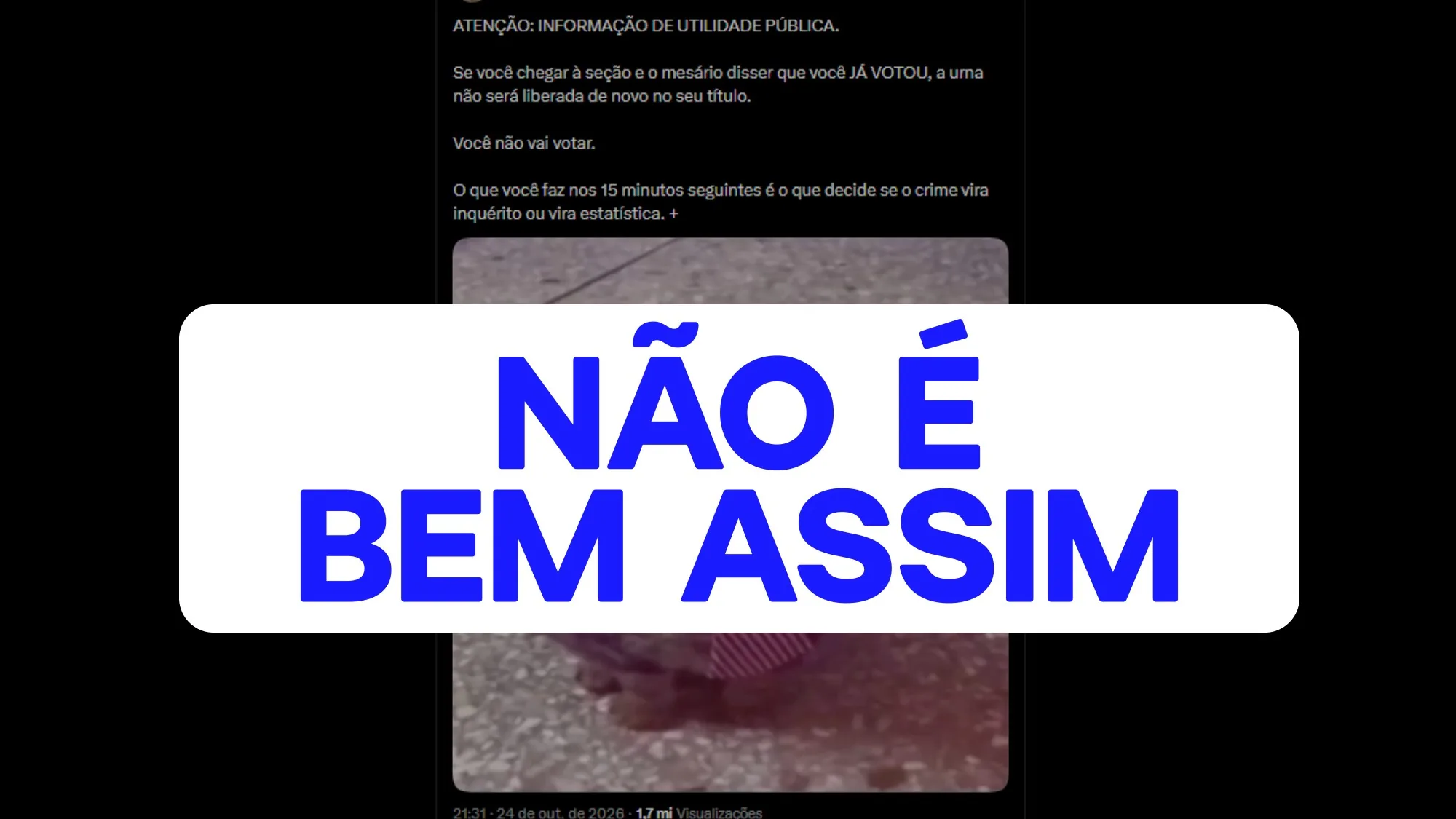 Eleitor deve avisar mesário se alguém votar em seu lugar